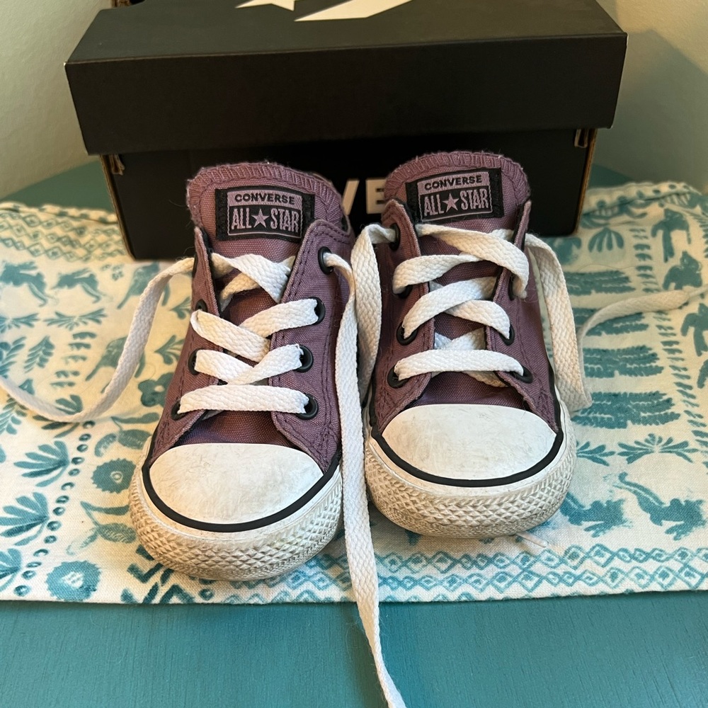 Converse Classics in Purple